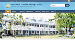 Desktop Screenshot of mahabodhiteacherstrainingcollege.org