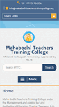Mobile Screenshot of mahabodhiteacherstrainingcollege.org